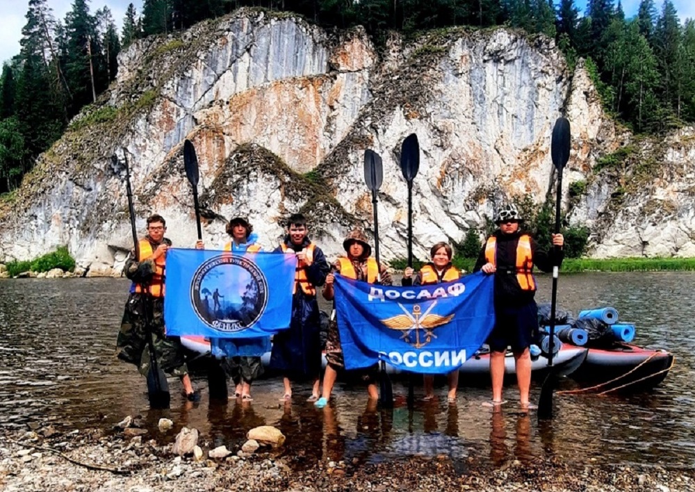 Юные покорители водных стихий из Волгоградского ДОСААФ России