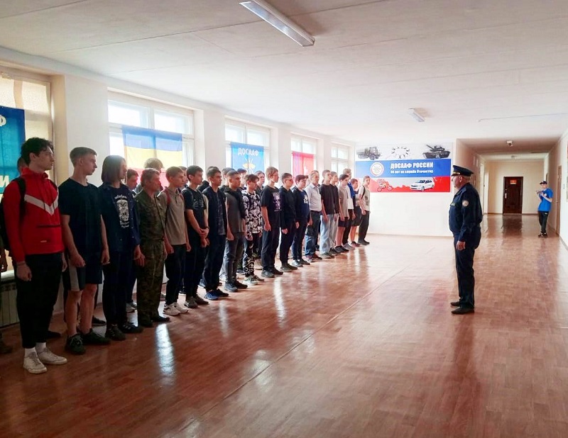 Учебные военные сборы в Урюпинском ДОСААФ России