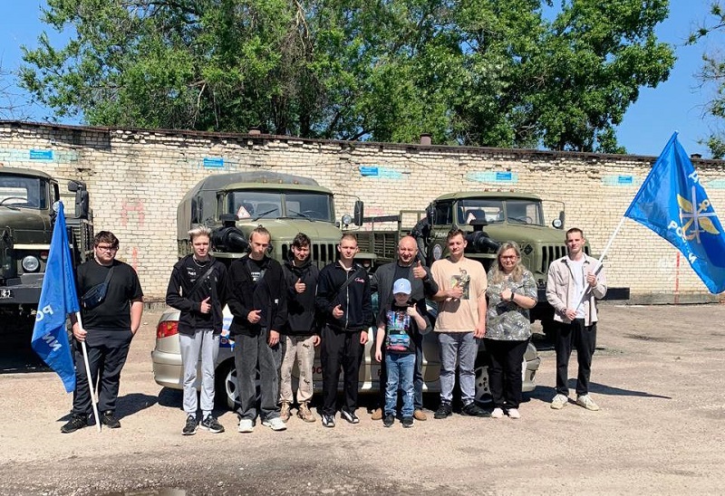 Местное оборонное общество ДОСААФ России посетили студенты Михайловского колледжа бизнеса