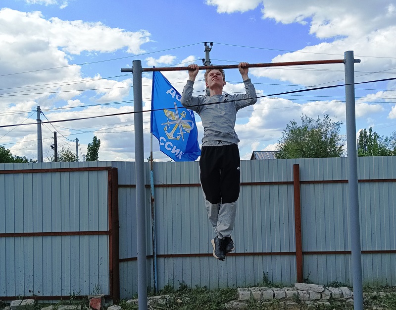 Курсанты местного оборонного общества Фроловского района приняли участие в «ДНЕ ПОДТЯГИВАНИЯ ДОСААФ РОССИИ»