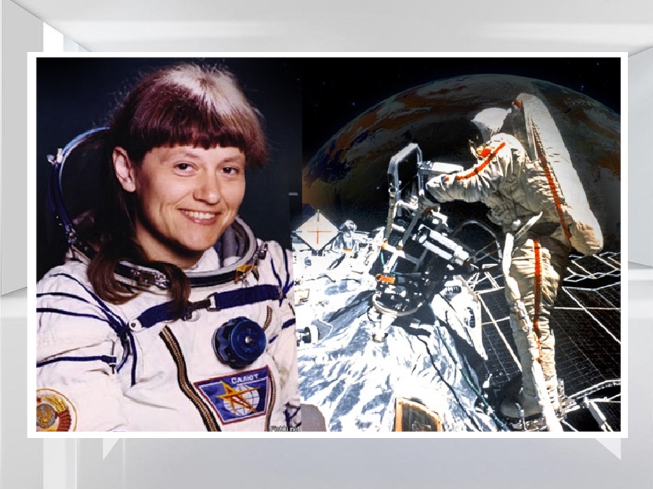 25 июля 1984 года с борта орбитальной космической станции «Салют-7» первая женщина, вышла в космос, это была Светлана Евгеньевна Савицкая