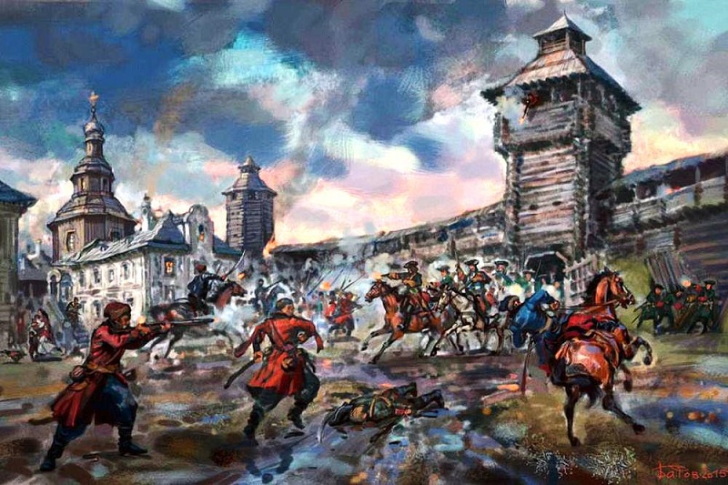 13 ноября 1708 года, в ходе Северной войны, русские войска под командованием князя Александра Даниловича Меншикова взяли штурмом резиденцию гетмана Ивана Мазепы город Батурин