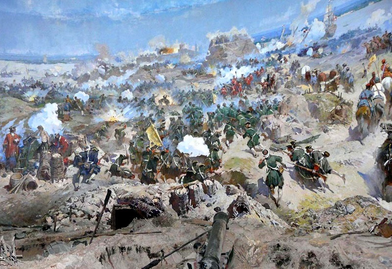 По итогам Азовских походов Петра I (Великого), 14 июля 1700 года, подписан Константинопольский мирный договор