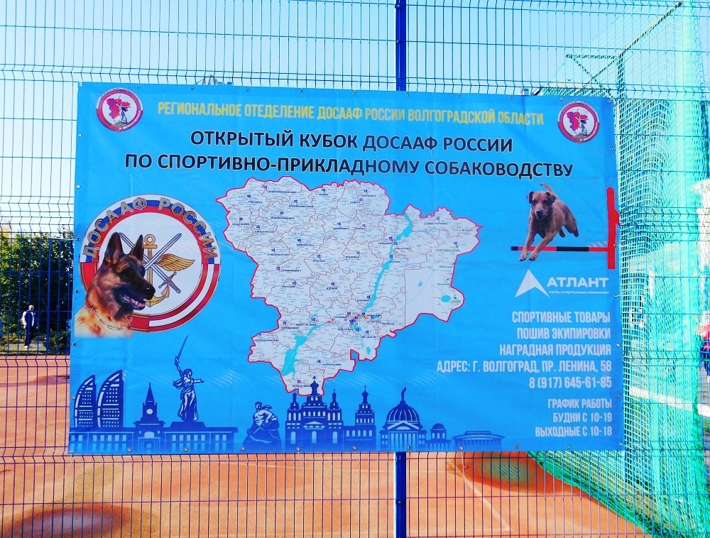 Открытый кубок ДОСААФ России по спортивно-прикладному собаководству прошел в городе-герое Волгограде